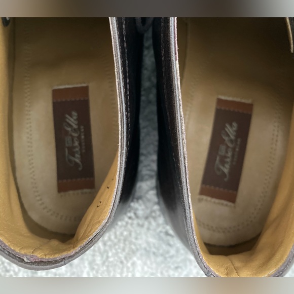 Tasso Elba Brown All Leather Lace Up Chukka Boot - Picture 4 of 12